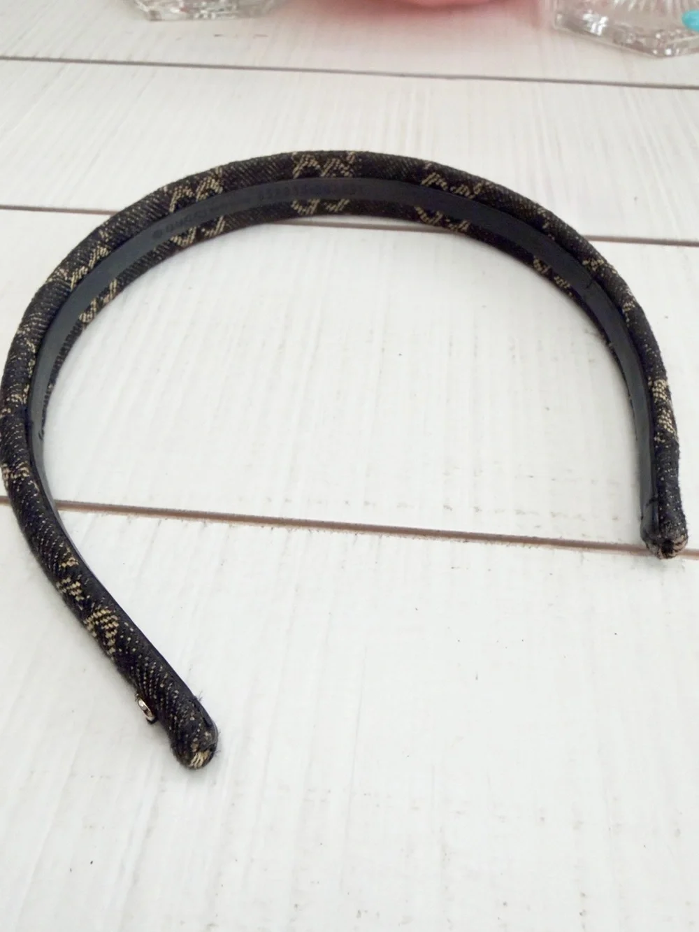 Gucci Black Denim Headband